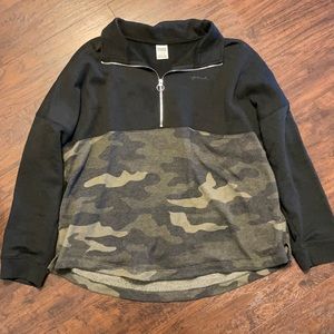 Victoria’s Secret PINK Camo Quarter Zip